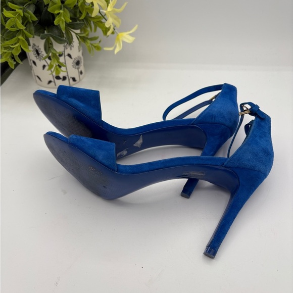 Aldo Cobalt Blue Open Toes Sandals Size 8 1/2 - Picture 4 of 4